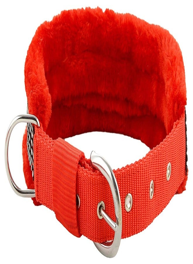 Cavalry's Nylon Adjustable Red Fur Collar for M & Large Size - Image 2